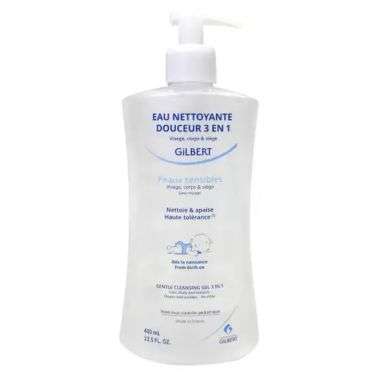 Gilbert Eau Nettoyante Douceur 3en1 Bebe 400ml