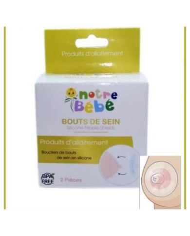 NOTRE BEBE PRODUIT D'ALLAITEMENT BOUTS DE SEIN