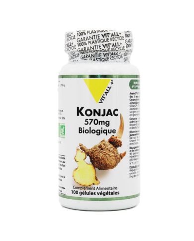 VITALL+ konjac 570mg biologique 100 capsules