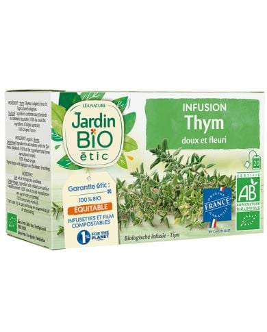 JARDIN BIO INFUSION THYM 20 SACHETS 