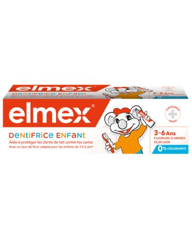 ELMEX Dentifrice enfant 3-6 ans