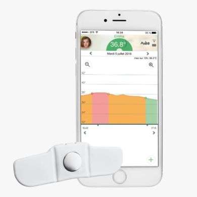 TUCKY Smart wearable thermometer