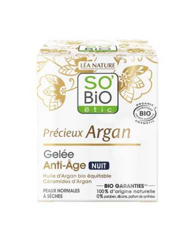 SO BIO GELEE ANTI AGE NUIT ARGAN 50 ML