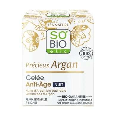 SO BIO geleé anti age nuit argan 50ml
