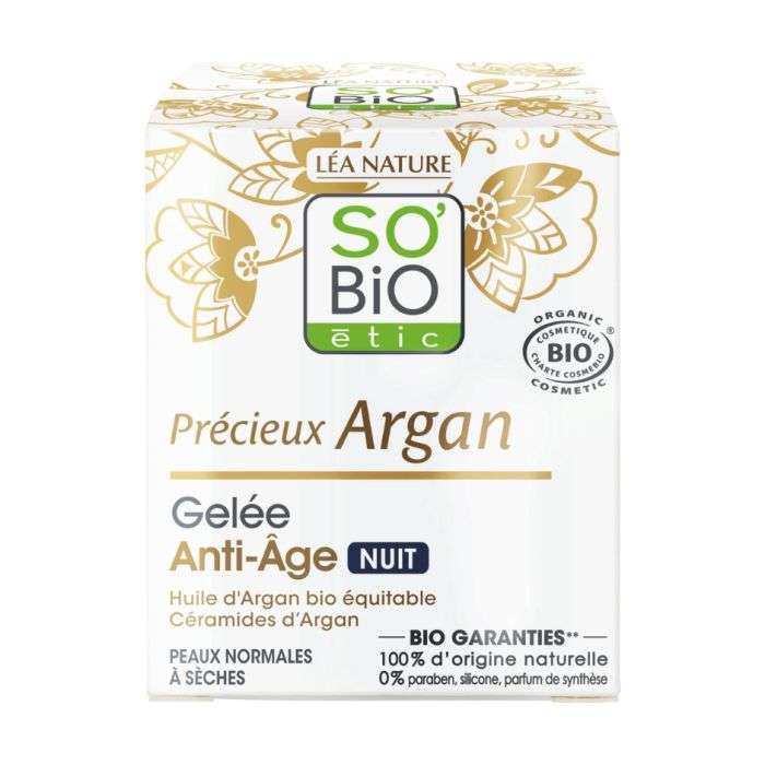 SO BIO geleé anti age nuit argan 50ml