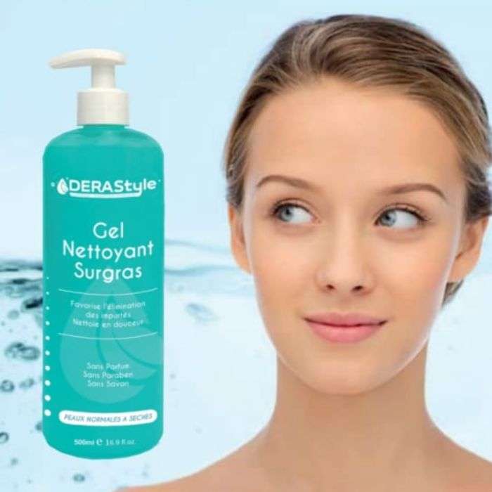 DERASTYLE Gel nettoyant surgras 500ml