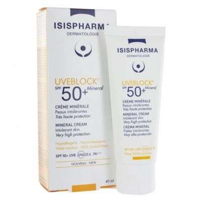 ISISPHARMA UVEBLOCK Creme minerale invisible spf 50+