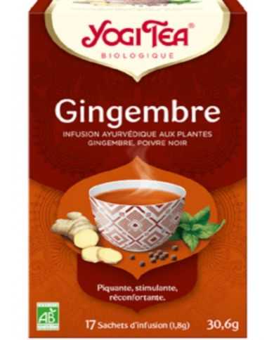 YOGI TEA GINGEMBRE 17 SACHETS 