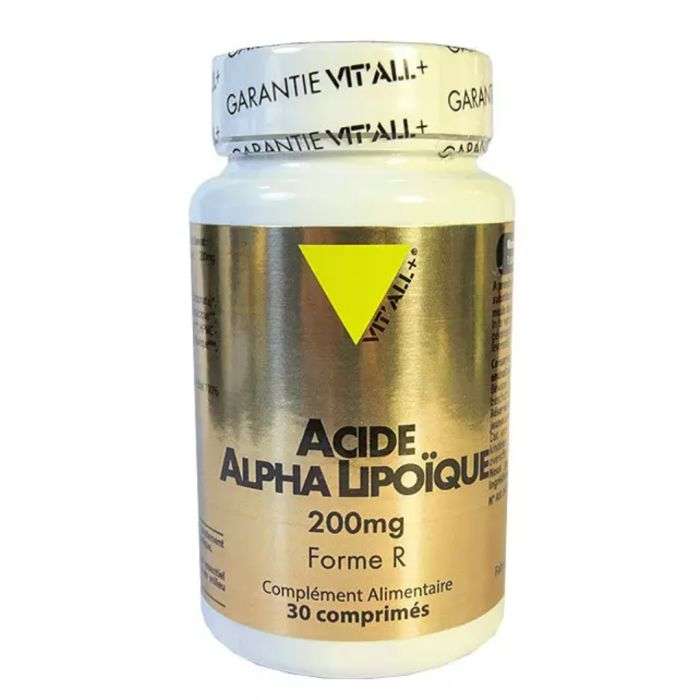 VIT'ALL Acide alpha lipoique 200mg 30 comprimes