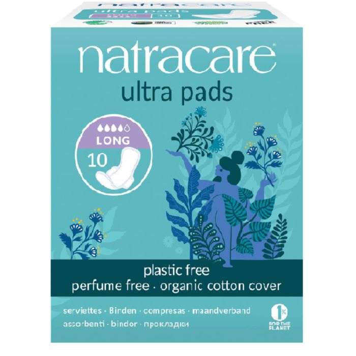 NATRACARE Serviettes ultra avec ailettes – long