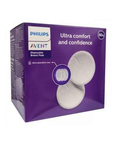 AVENT COUSSINETS D'ALLAITEMENT ULTRA COMFORT 60 JOURS