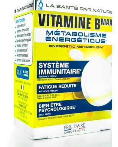 ERIC FAVRE VITAMINE B MAX 60 COMPRIMES