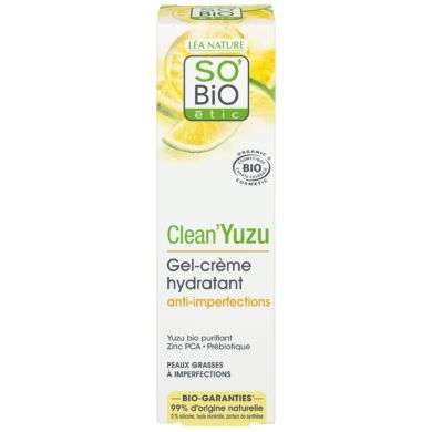 SO BIO Clean yuzu gel creme hydratant 40ml