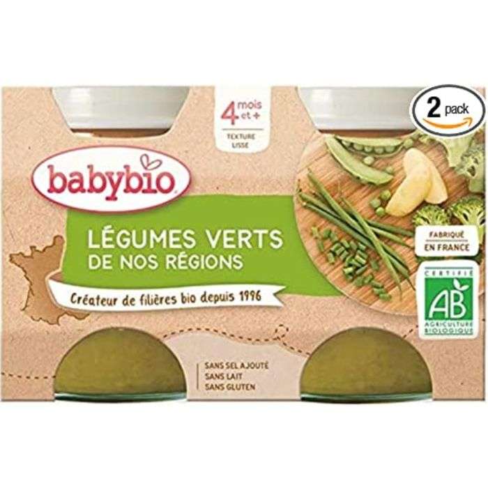 BABYBIO LÉGUMES VERTS DE NOS RÉGIONS