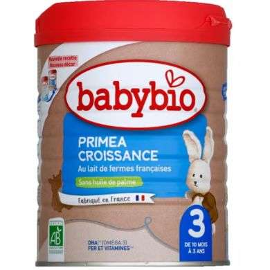 BABYBIO Primea croissance 3 de 10 mois a 3 ans