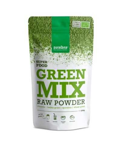 Purasana Green Mix Raw Powder 200G