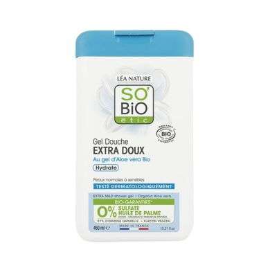 So'Bio Étic Douche Gel Extra Doux à l'Aloe Vera Bio 450ml