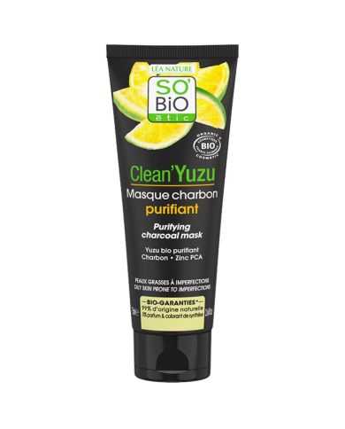 SO BIO CLEAN YUZU MASQUE CHARBON PURIFIANT