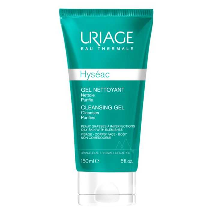 URIAGE HYSEAC GEL NETTOYANT 150ML NETTOIE - PURIFIE - ASSAINIT