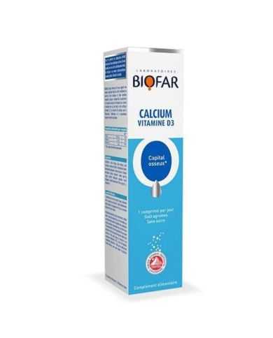 BIOFAR CALCIUM VITAMINE D3 -20 CAPSULES