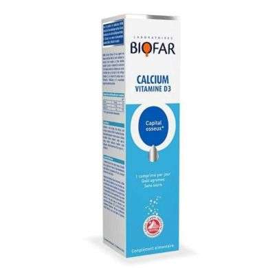 BIOFAR Calcium vitamine D3/20 CPS