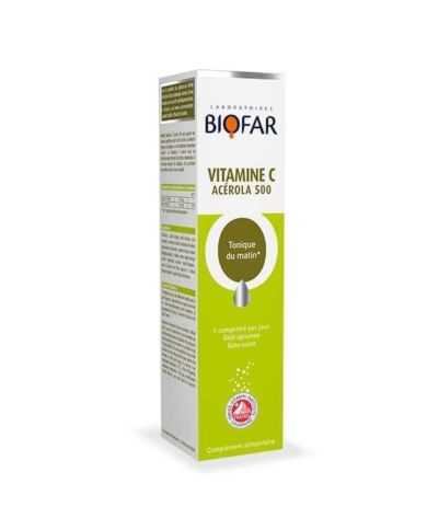BIOFAR VITAMINE C ACEROLA 500 - 20 CAPSULES