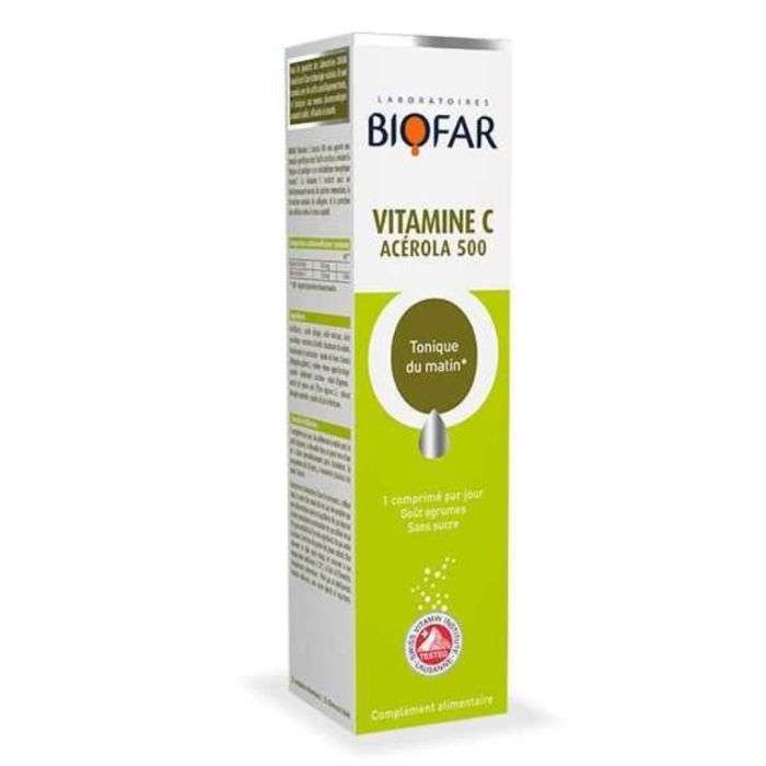 BIOFAR Vitamine C Acérola 500 / 20 CPS