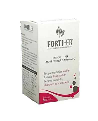 FORTIFER FER VITAMINE C ET ACIDE FOLIQUE 30 GELULES
