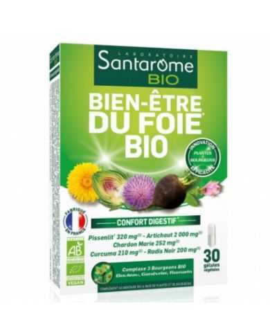 SANTAROME BIO BIEN ETRE DU FOIE 30 GELULES