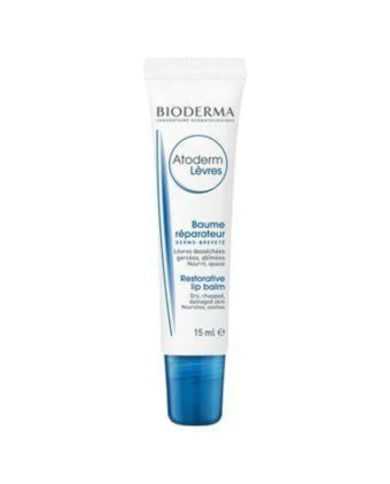 BIODERMA ATODERM BAUME LEVRES 15 ML NOURRIT ET APAISE LES LEVRES GERCEES