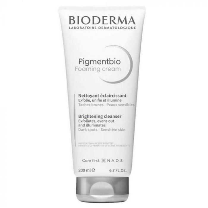 BIODERMA PIGMENTBIO FOAMING CREAM 200ML NETTOYANT ECLAIRCISSANT