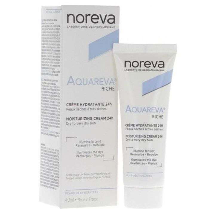 NOREVA AQUAREVA CRÈME HYDRATANTE 24H TEXTURE RICHE 40ML