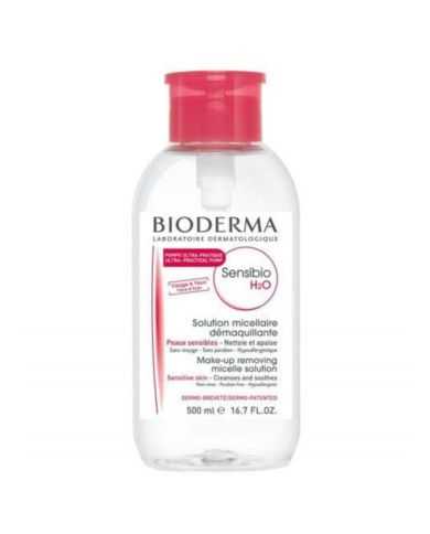 BIODERMA SENSIBIO H2O 500 ML POMPE INVERSEE