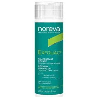 NOREVA EXFOLIAC Gel moussant intensif 200ml