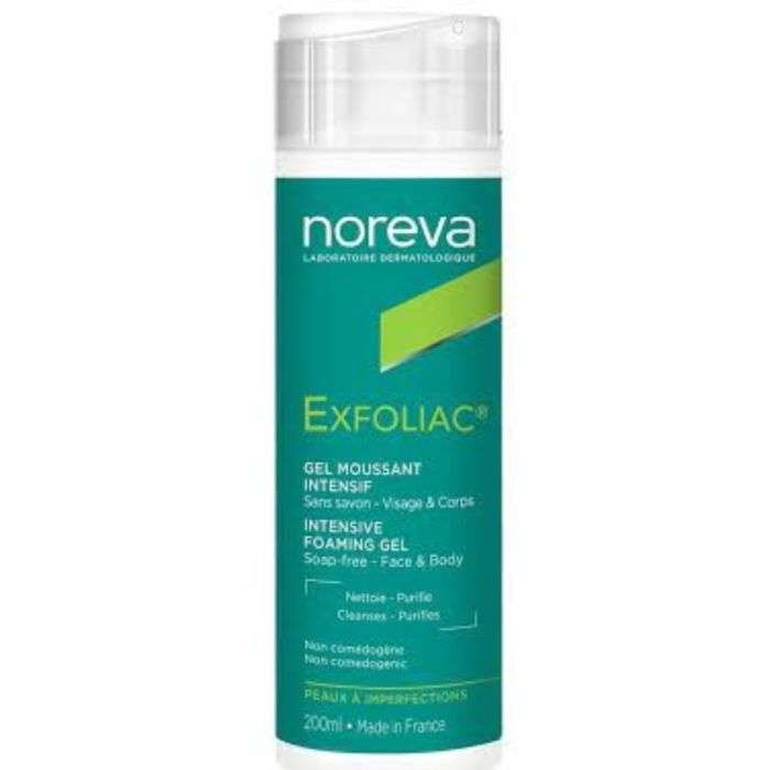 NOREVA EXFOLIAC Gel moussant intensif 200ml