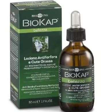 BIOKAP Lotion anti-pelliculaire et cuir chevelu gras 50ml
