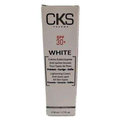 Cks White Crème éclaircissante SPF30/50ml