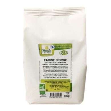 Moulin des moines farine d'orge 500g