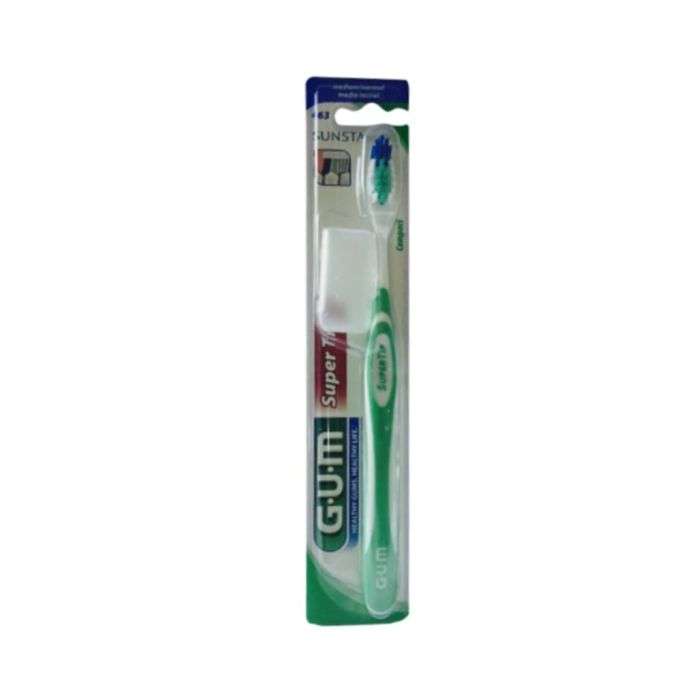 GUM - Brosse à Dents Super Tip Medium Compacte 463
