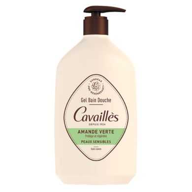 ROGE CAVAILLES gel bain douche amande verte peaux sensibles 1L