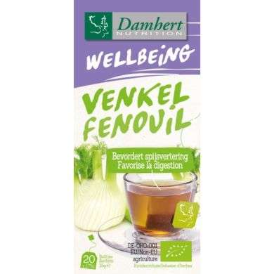 DAMHERT Wellbeing fenouil 20 sachets