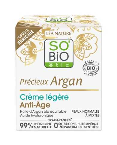 SO BIO CREME LEGERE ANTI AGE PEAU NORMALE A MIXTE 50 ML 