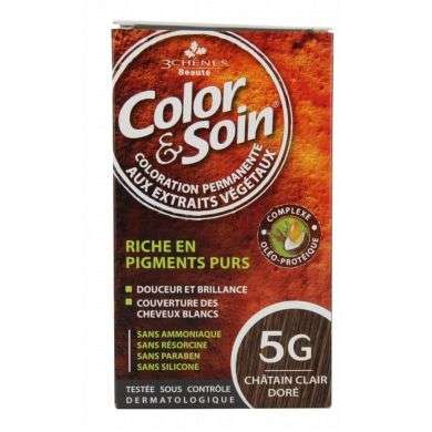3 CHENES COLOR ET SOIN 5G Chatain clair dore