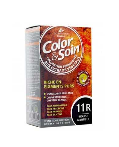 3 CHENES COLOR ET SOIN COLORATION PERMANENTE 11R ROUGE MYRTILLE 135 ML