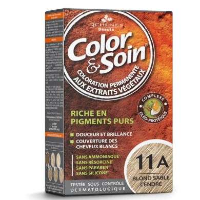 3 CHENES COLOR ET SOIN 11A Blond sable cendre