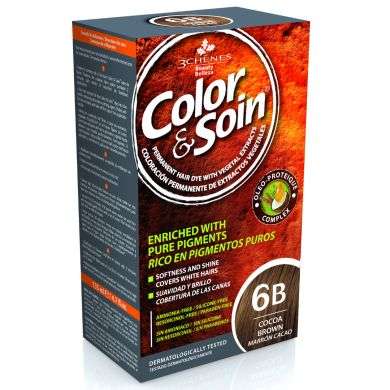 3 CHENES COLOR ET SOIN 6B MARRON CACAO