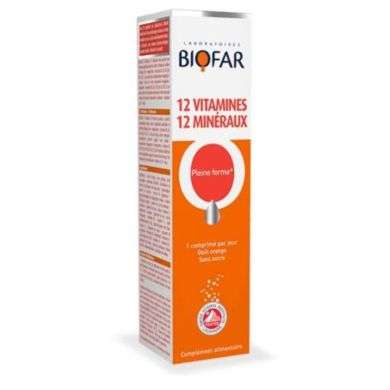 BIOFAR 12 VITAMINES 12 MINERAUX / 20 CPS
