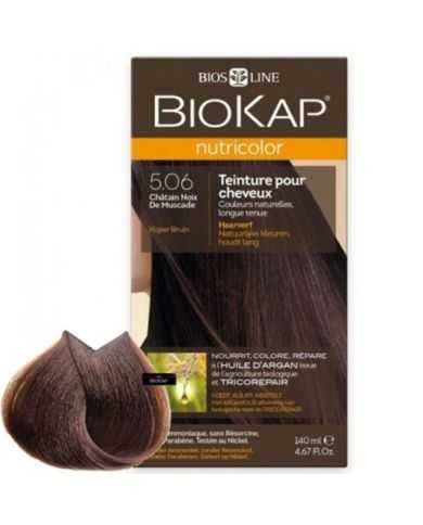 BIOKAP NUTRICOLOR 5.06 CHATAIN NOIX DE MUSCADE