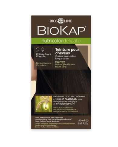 BIOKAP NUTRICOLOR DELICATO 2.9 CHATAIN FONCE CHOCOLAT