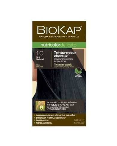 BIOKAP NUTRICOLOR DELICATO 1.0 NOIR NATUREL